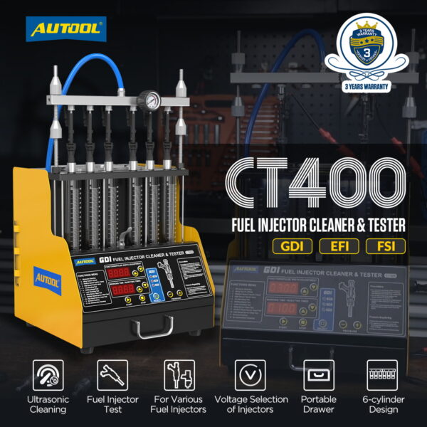 CT400 Laboratorio de Inyectores GDI - Limpiador y Probador