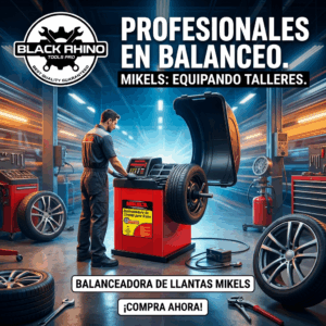 BALMK-1020 Balanceadora de llantas para auto (rin 10” a 24”)