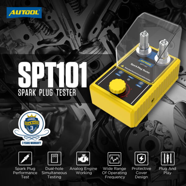 SPT101 AUTOOL Probador de Bujías