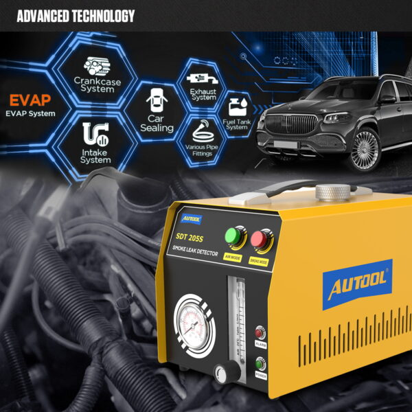SDT205S AUTOOL Detector de fuga de humo - Imagen 2