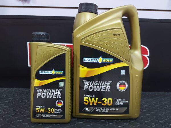German Gold Engine Power Longlife III 5W-30 (Full Sintético) - 1 Litro - Imagen 2