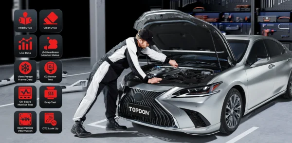 TOPSCAN (LITE) TOPDON Escaner para Diagnostico Automotriz - Imagen 10