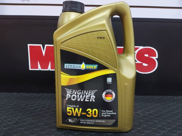 German Gold Engine Power Longlife III 5W-30 (Full Sintético) - 5 Litros