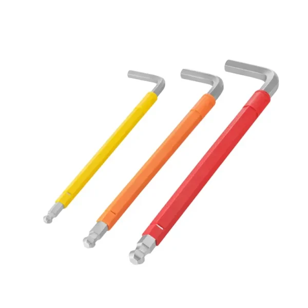 RH-2042 Juego de llaves esféricas de brazo extra largo multicolor (9 piezas) - Imagen 7