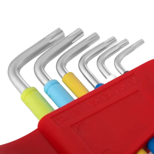 RH-2043 Multi Color Extra Long Arm Torx Key Set (9pcs) - Imagen 3