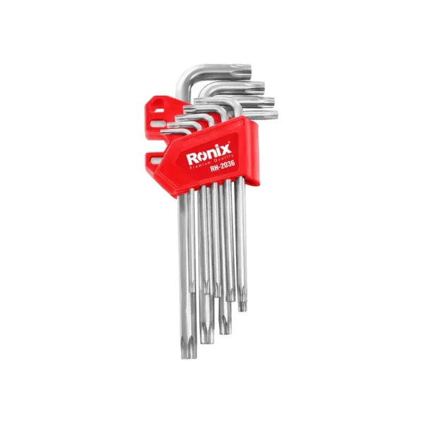 RH-2036 Juego de llaves Torx magnéticas de brazo largo (9 piezas)