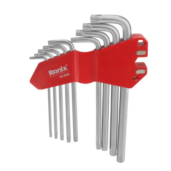 RH-2036 Juego de llaves Torx magnéticas de brazo largo (9 piezas) - Imagen 3