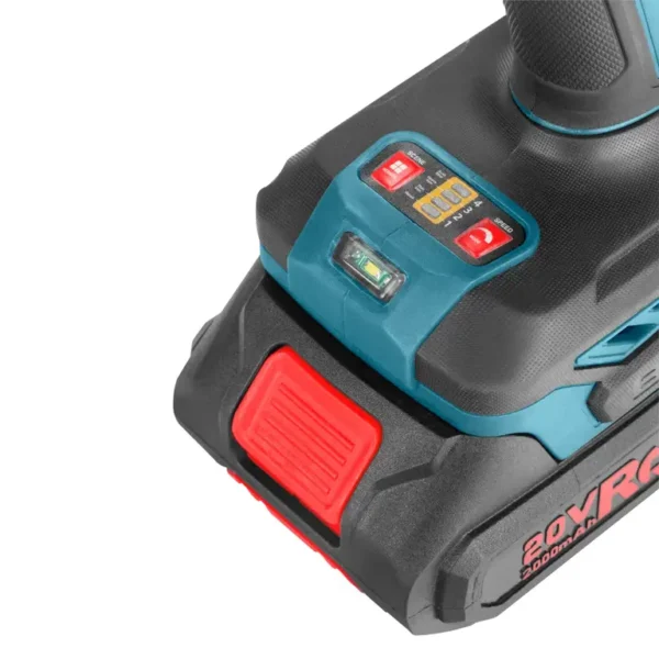 8653 Atornillador Percutor (sin escobilla) con Batería de 20 V 230N.m - Imagen 7