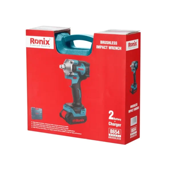 8654 Atornillador Percutor (sin escobilla) a batería de 20V - Imagen 10