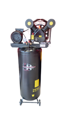 V-0.6/8 Compresor de aire 5hp de banda, eléctrico de 190 litros con Tanque Vertical