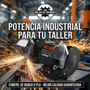 Esmeril de Banco 6 Pulgadas Motor 1/3HP