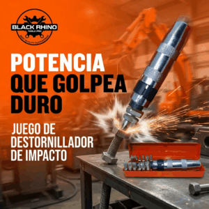 Desarmador de impacto 3/8″ puntas intercambiables BBT