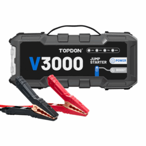 V3000 Peak Amp Battery Jump Starter, Power Bank, & Flashlight